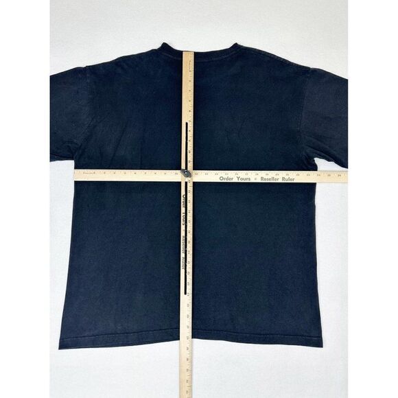 Vintage 90s Calvin Klein Jeans T-Shirt Large XL Black Single Stitch - Picture 7 of 9
